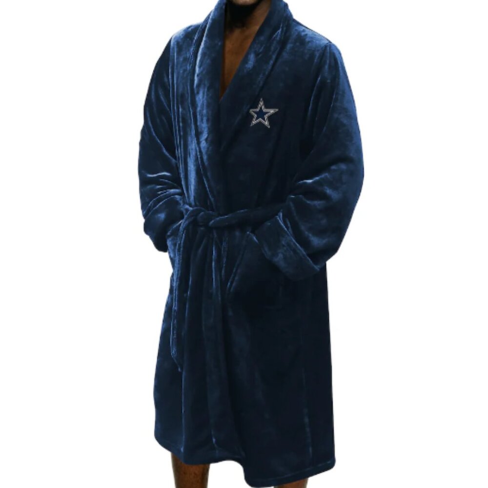 Dallas Cowboys The Northwest Company Silk Touch Plush Robe Size L/XL